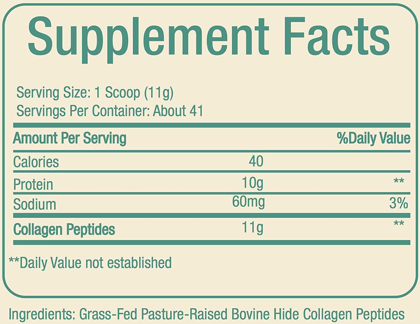 Grassfed Collagen Protein - Flora Optima -