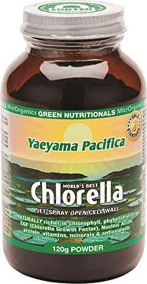 Green Nutritionals Yaeyama Pacifica Chlorella Powder 120 g, 120 grams