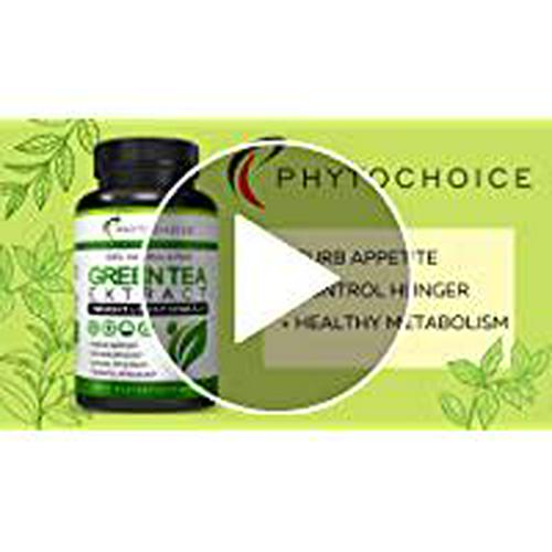 Green Tea Extract EGCG-Natural Fat Burner Appetite Suppressant-Weight Loss Pills for Women and Men-Best Diet Pills that Work Fast for Women and Men-Supplement to Burn Belly Fat and Lose Weight Fast-60