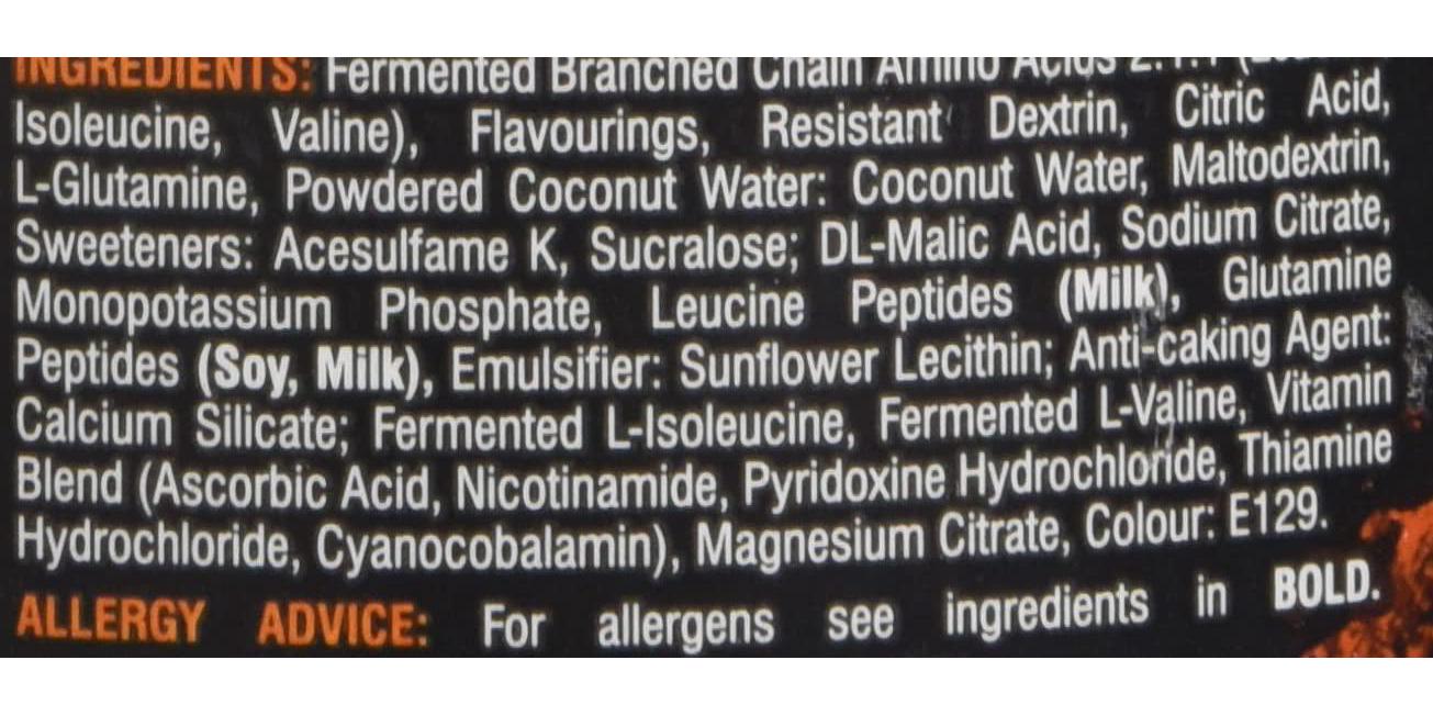 Grenade Defend BCAA Powder, Strawberry Mango, 390 g (7 g BCAA's Per Serving - 30 Servings Per Tub)