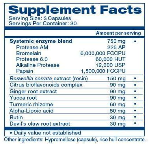 HEAL-N-SOOTHE 180 Count Two Pack Pain Relief Anti Inflammatory Supplement Proteolytic Enzyme Joint Pain Relief Natural Pain Relief Joint Supplements