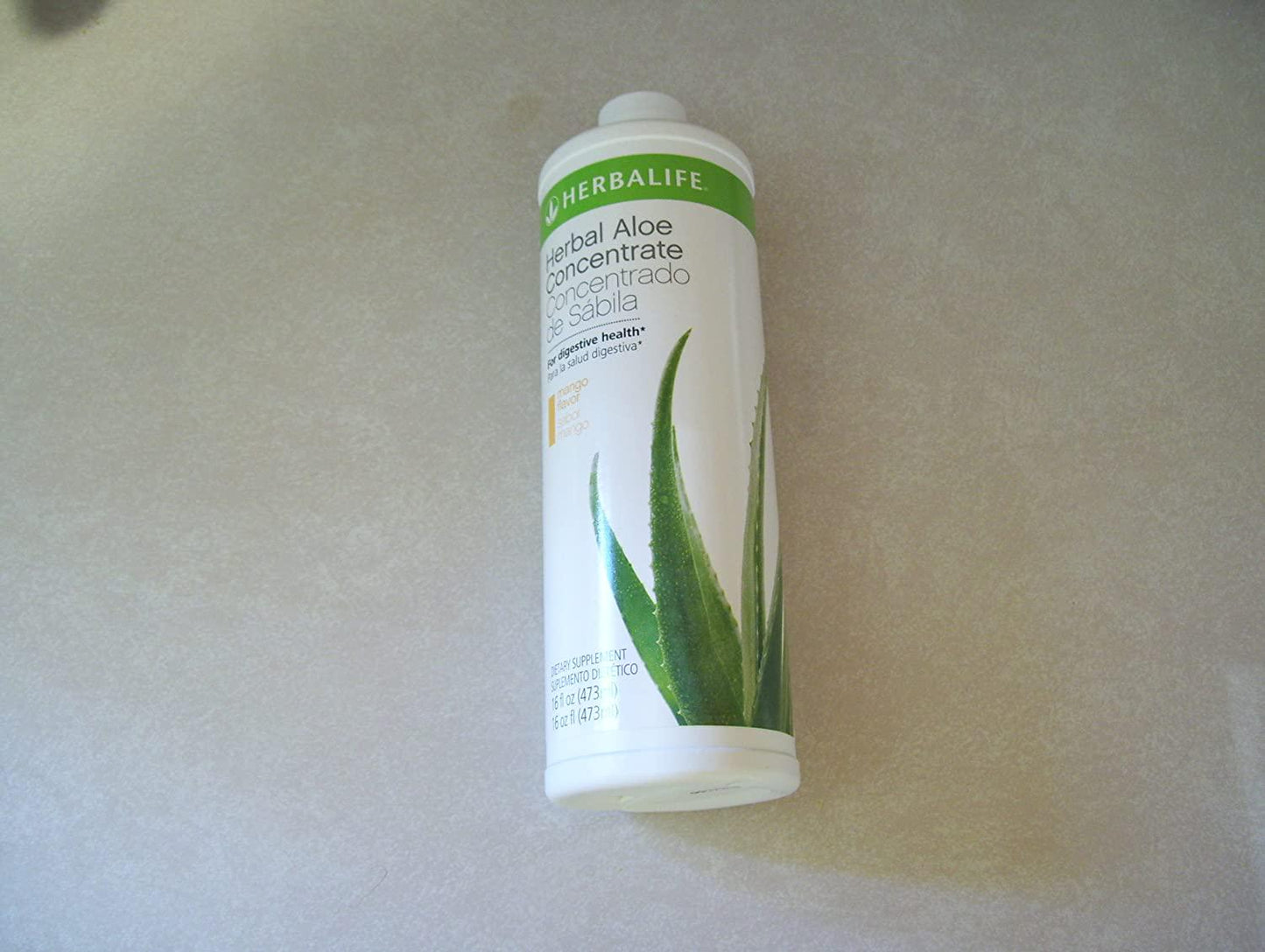 HERBALIFE ALOE CONCENTRATE MANGO FLAVOR - PINT SIZE 16 OZ