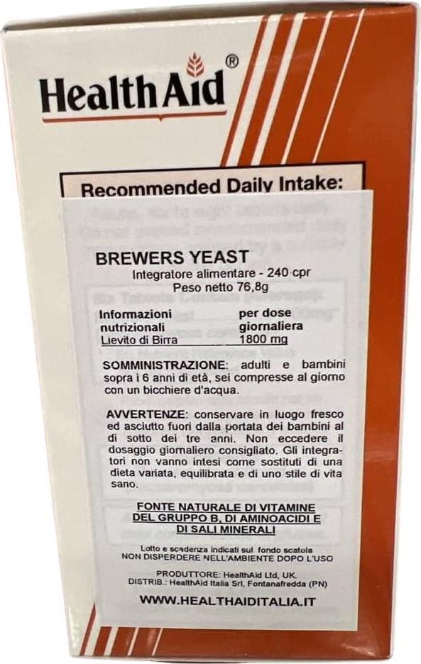 HealthAid Brewers Yeast - 240 Tablets