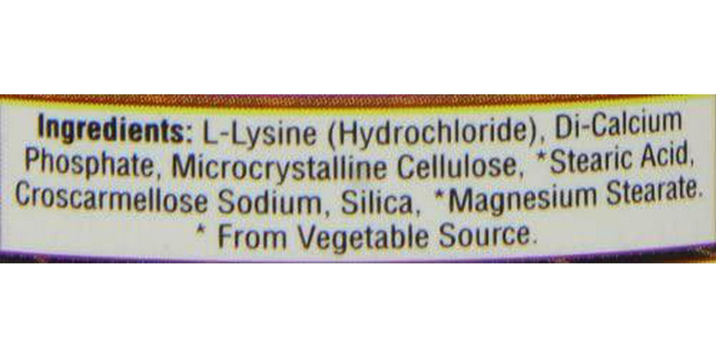 HealthAid L-Lysine HCI 500mg - 60 Tablets