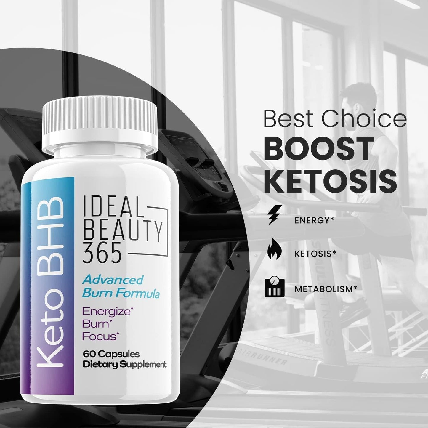 Ideal Beauty 365 Ketogenic Supplement Pills (1 Pack)