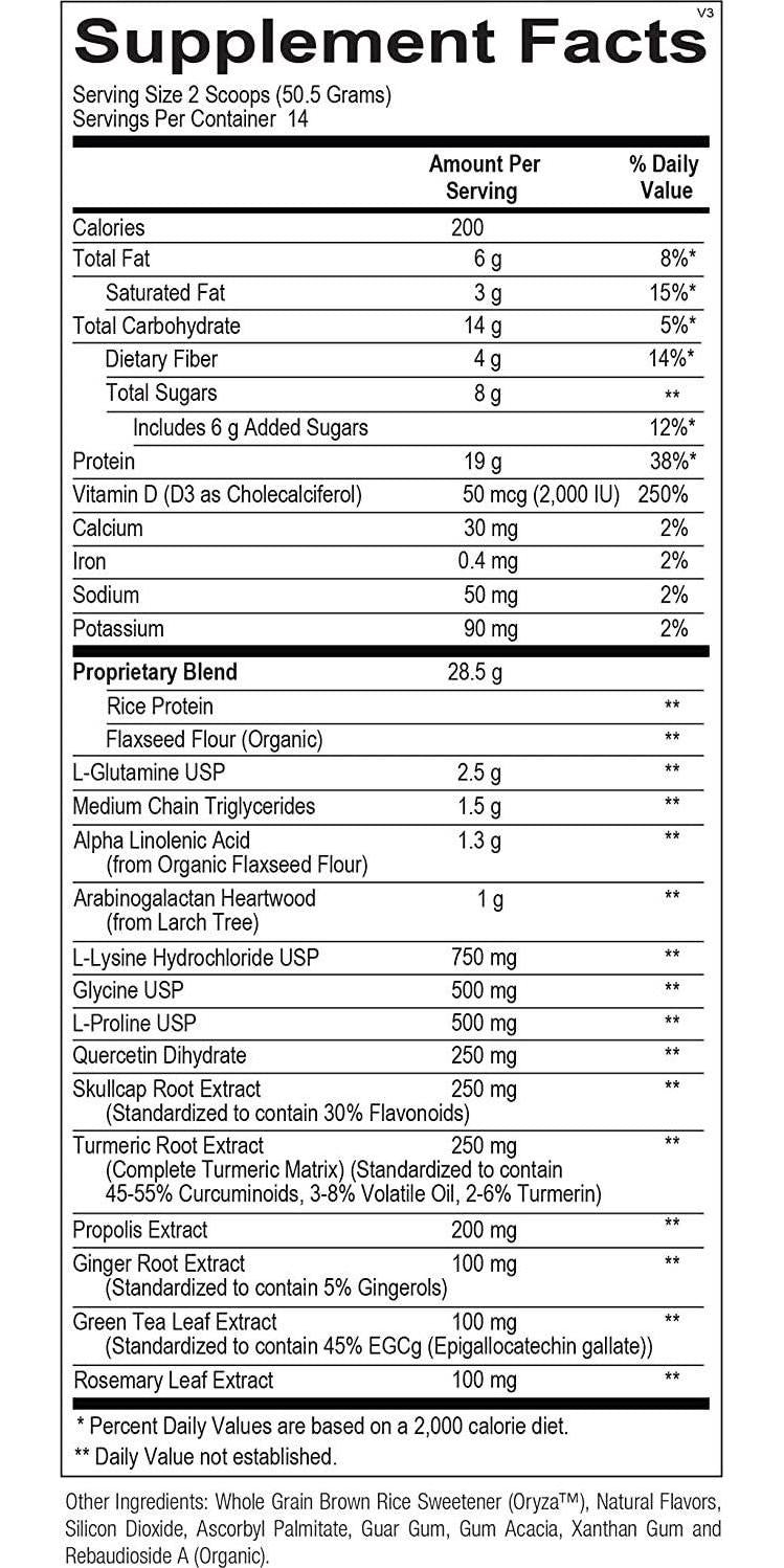 InflammaCORE Chai (Vanilla Chai with Pea Protein, 14 Servings)