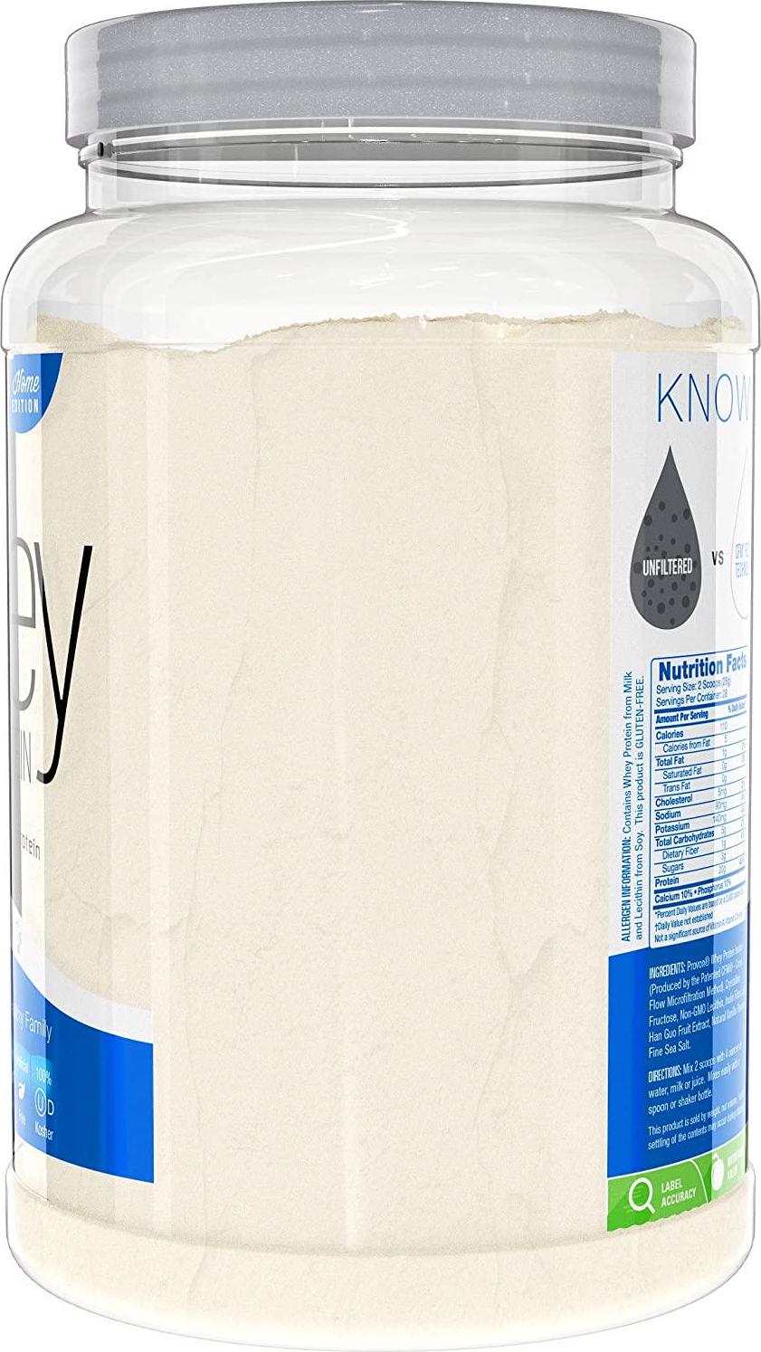 Integrated Supplements CFM Whey Protein Isolate Diet Supplement, Vanilla, 790G