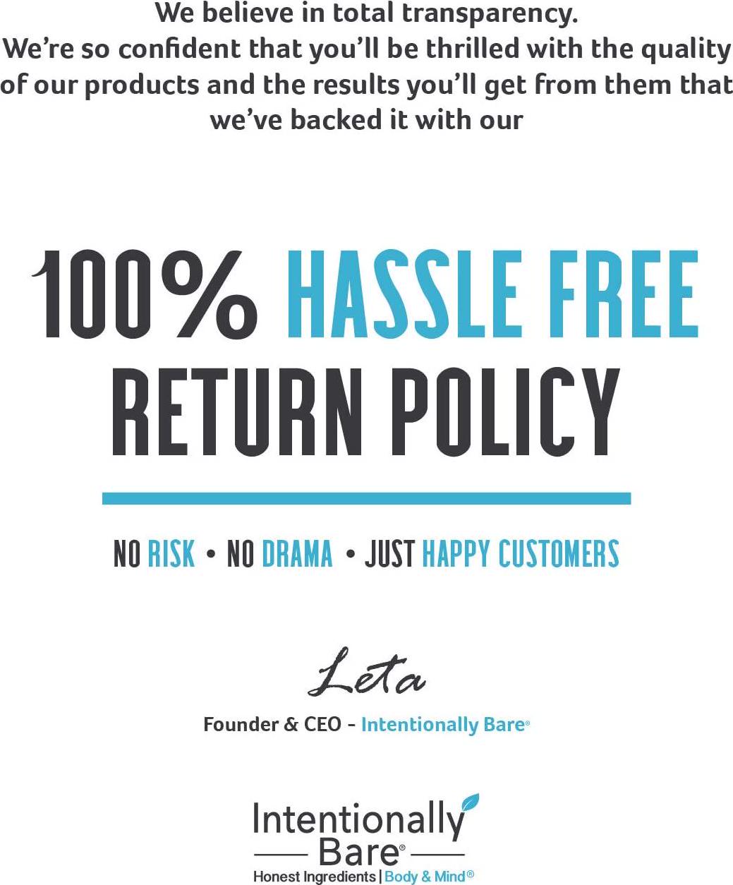 Intentionally Bare Bone Broth Protein Powder 20 Grams Protein - Collagen Types 1, 2 and 3 - Grass-Fed, Pasture Raised Cows - Dairy Free Unflavored - 20 Servings