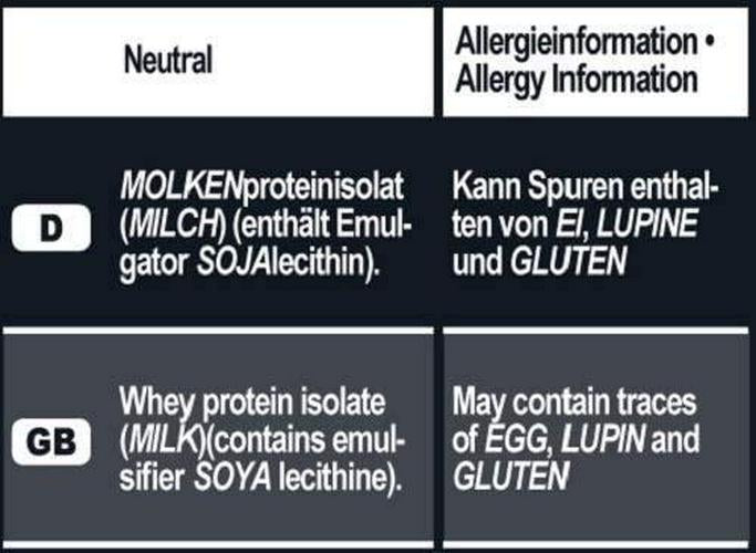 Ironmaxx 100% Whey Isolate Zero Neutral Powder - Multicoloured, 2000 g