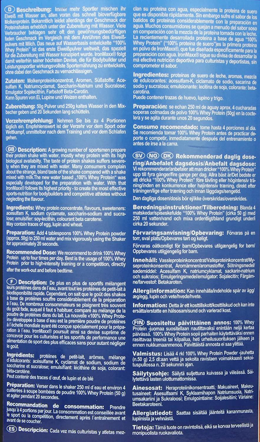 Ironmaxx 2350g 100 Percentage Whey Protein Melon Powder