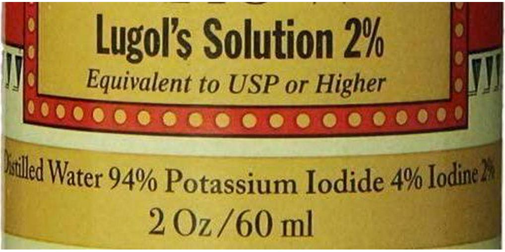 J.CROW'S Lugol's Solution of Iodine 2% 2 oz Professional Pack (12 Bottles)