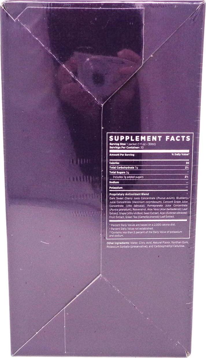 Jeunesse Global Reserve Antioxidant Fruit Blend Nutritional Supplement, (30ml) 30 Packets per Box (Pack of 2)