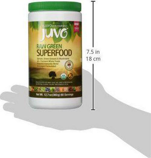 Juvo Raw Green Superfood, 12.7 Ounce, 60 servings, Vegan, Gluten Free, Non-GMO, Kosher
