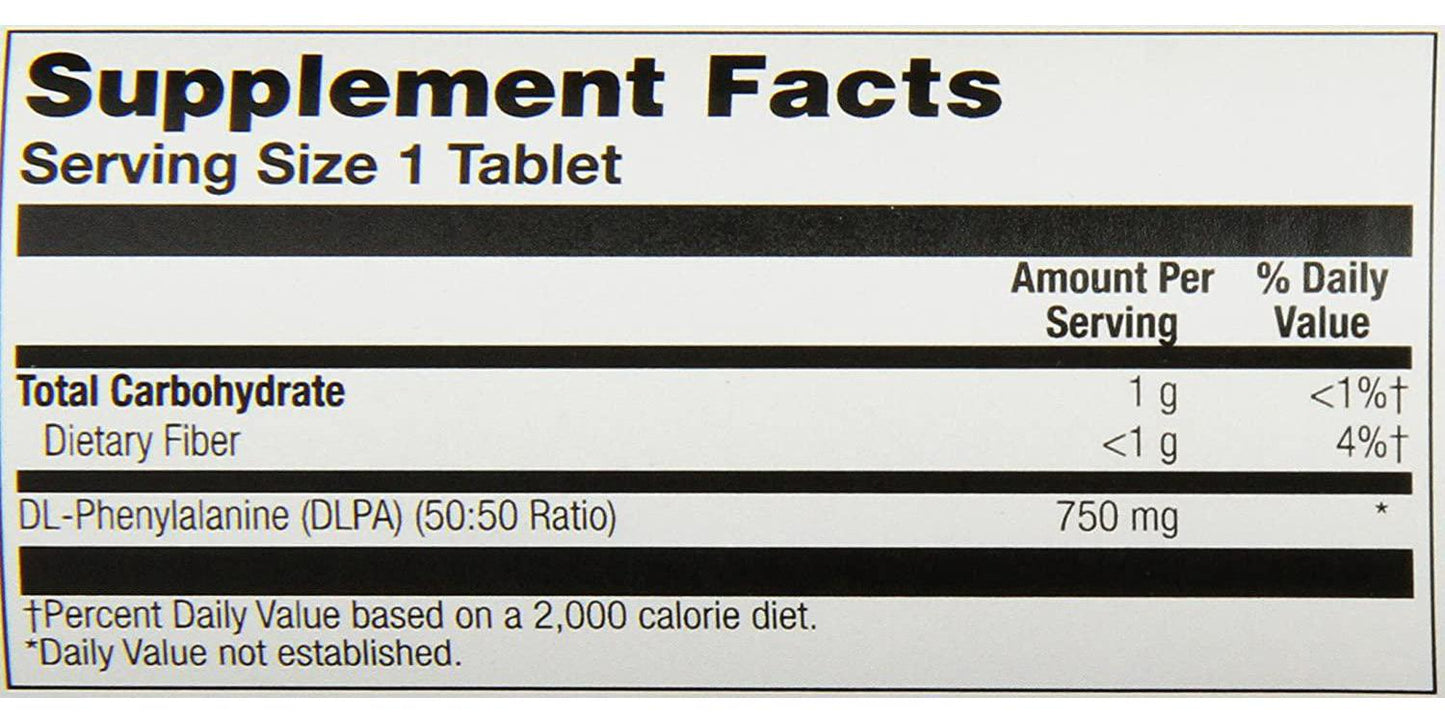 KAL DLPA Tablets, 750 mg, 60 Count