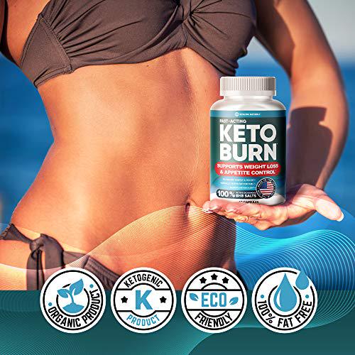 Keto Pills with Pure BHB Exogenous Ketones - Effective Keto Burn Made in USA - Advanced Keto Supplement for Ketosis Support - Keto Pills for Energy Boost - Keto BHB