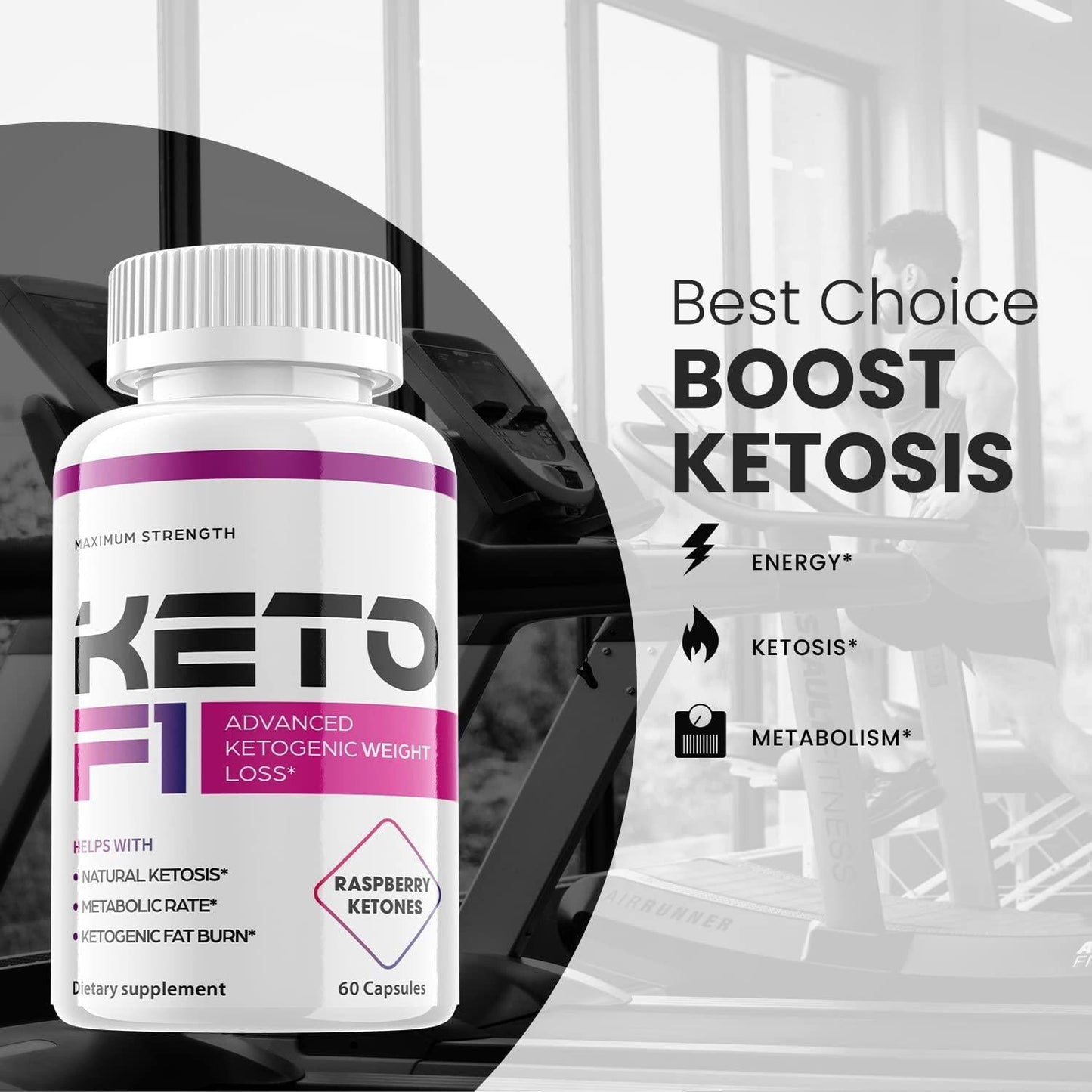 Ketosis F1 Advanced Formula Supplement Pills (1 Pack)