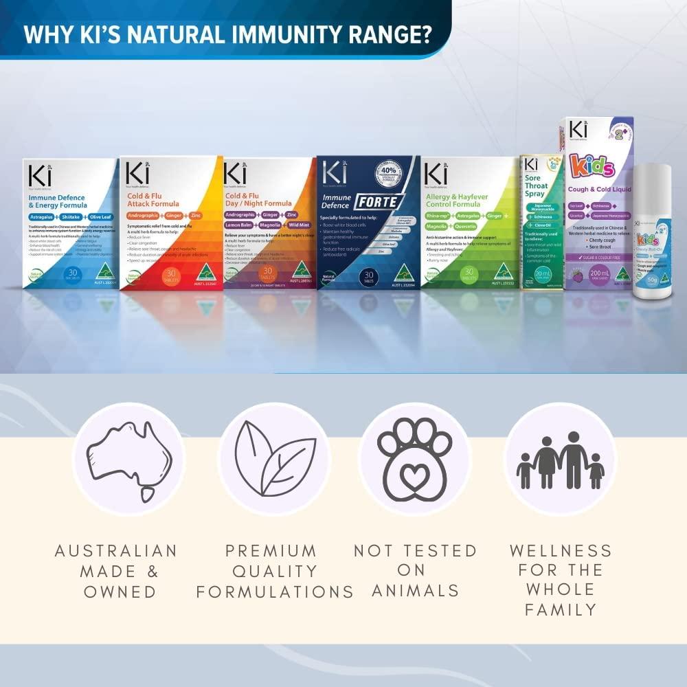 Ki Immune Defence and Energy Formula 30 Tablets