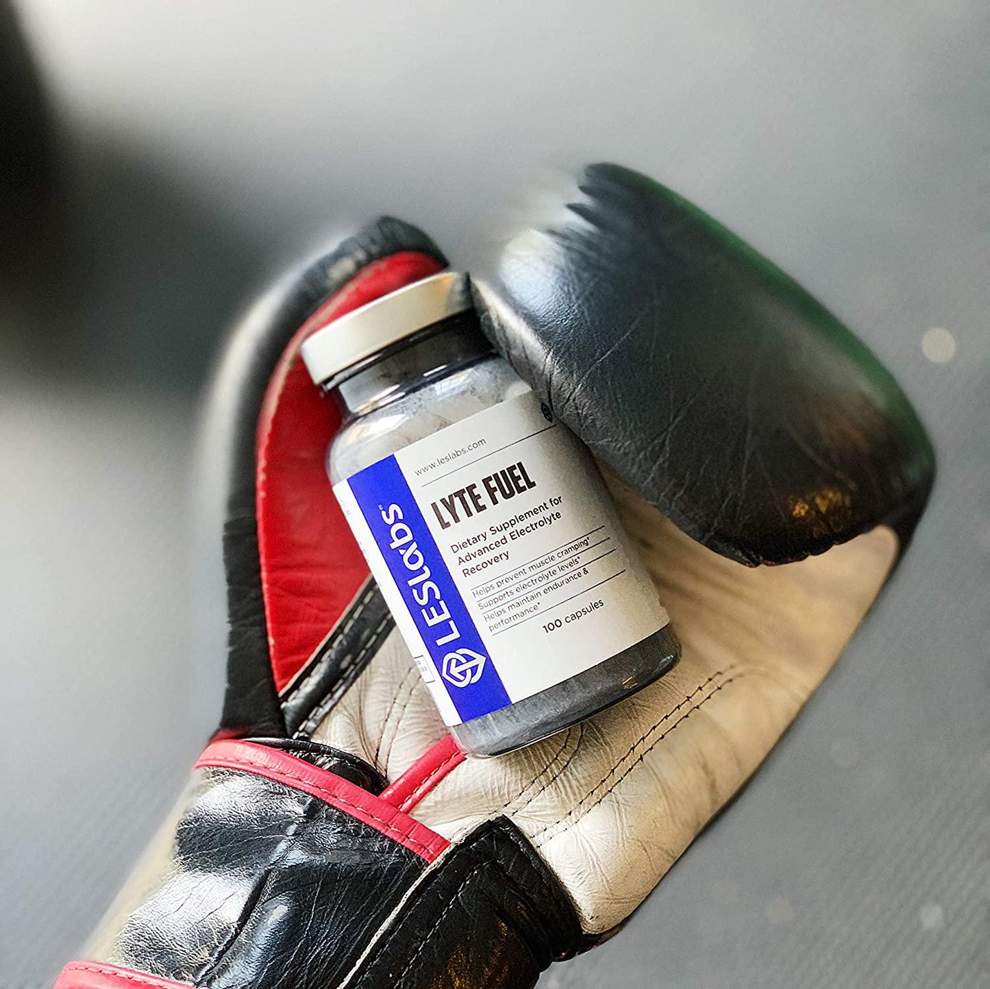 LES Labs Lyte Fuel, Electrolyte Replacement Supplement for Active Rehydration, Muscle Cramping and Ketogenic Diets, 100 Capsules