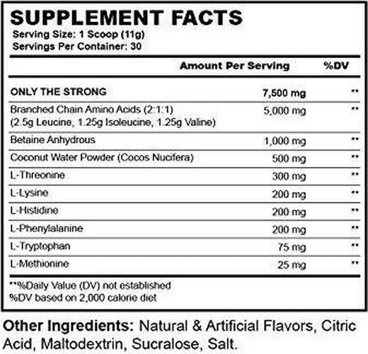 Legacy STACK'D BCAAs/EAAs + Coconut Water (Mango Sunrize, 30 Servings)