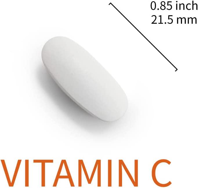 Lovita Vitamin C 1000mg with Bioflavonoids and Rose Hips, Timed Release Vitamin C, High Potency Vitamin C to Boost Healthy Immune Function, 120 Vegetarian Tablets for 4 Month Supply