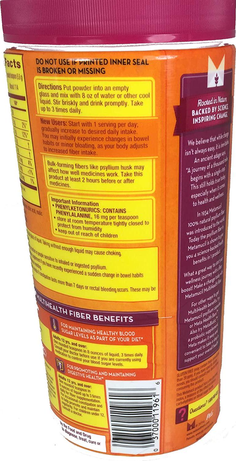 METAMUCIL BERRY BURST 114 DS 23.3OZ