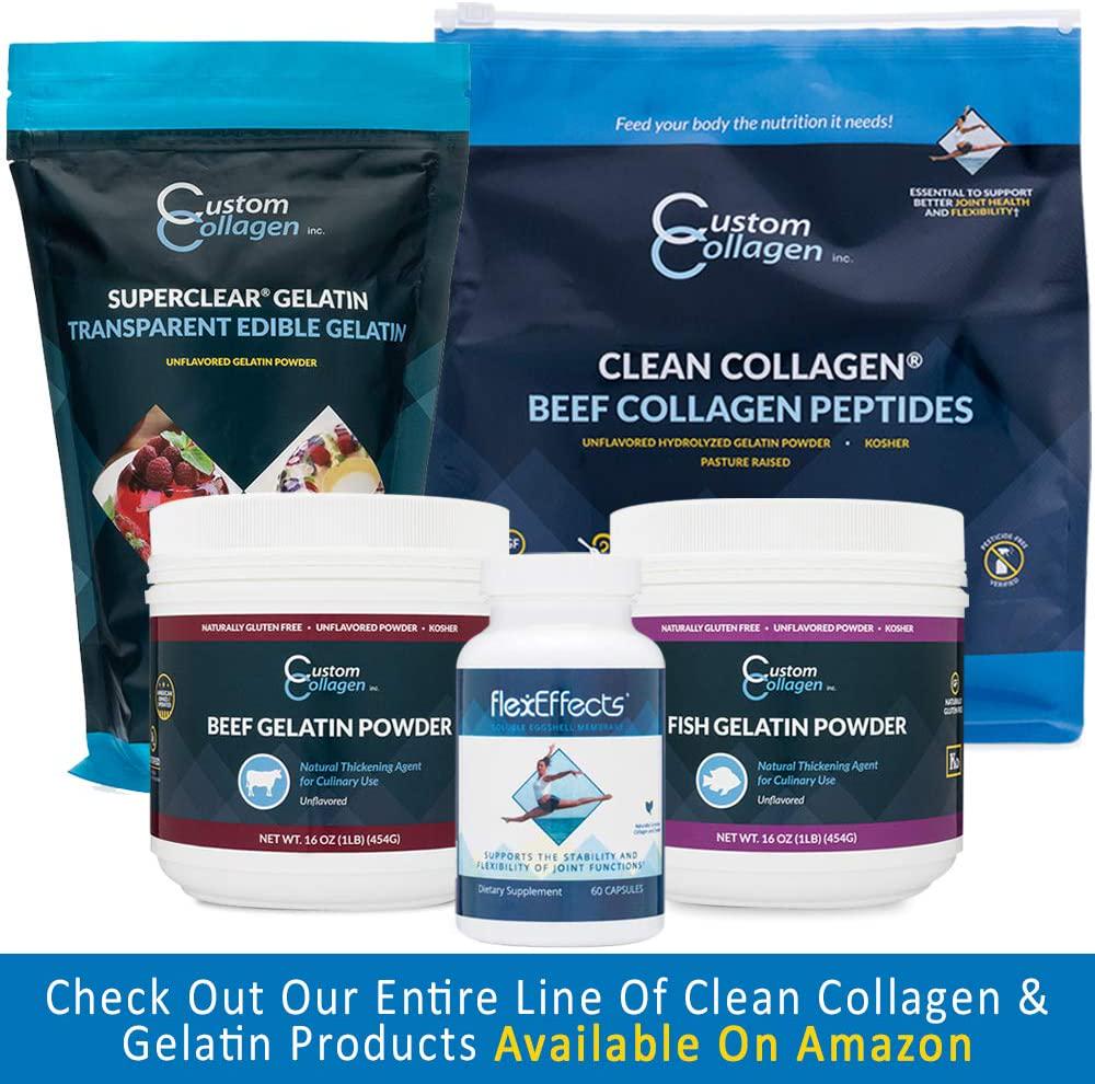 Marine Collagen Peptides Capsules (180 Count) - Wild Caught Alaskan Pollock - Made in USA - Non GMO, Paleo, Clean Collagen Verified