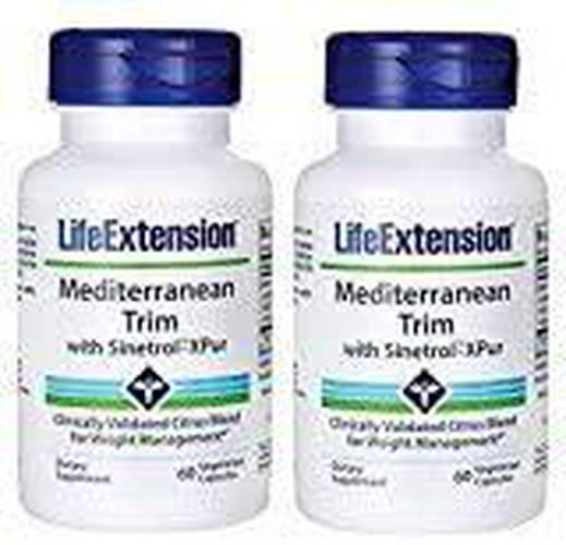 Mediterranean Trim with Sinetrol-XPur 60 Vegetarian Capsules-Pack-2