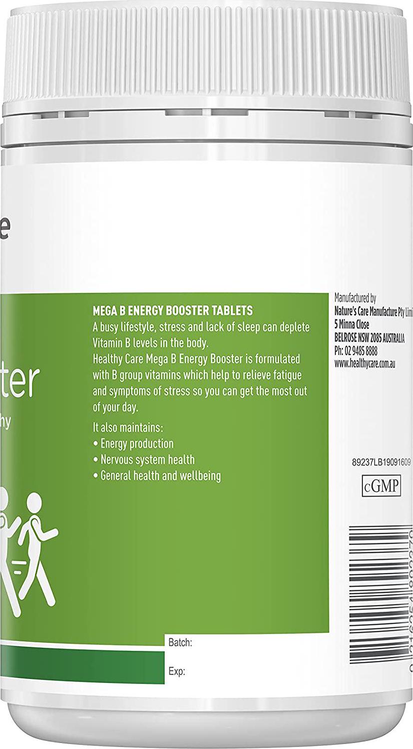 Mega B Energy Booster Tablet