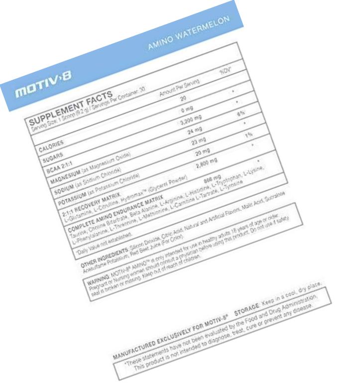 Motiv-8 Amino Variety Sticks (20-Single Serving Stick Packs)