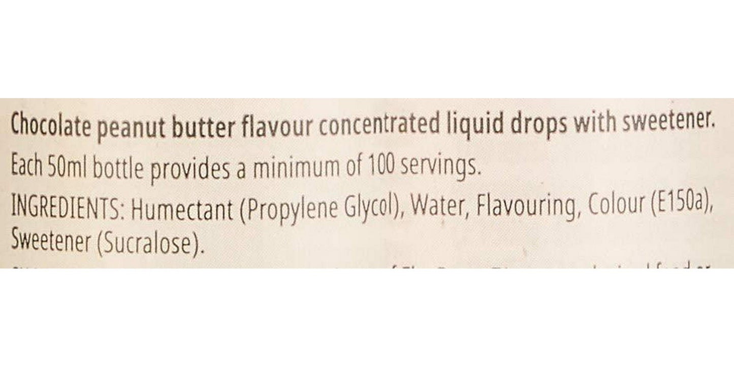MyProtein Liquid Flavour Flavdrops, Chocolate Peanut Butter, 50ml