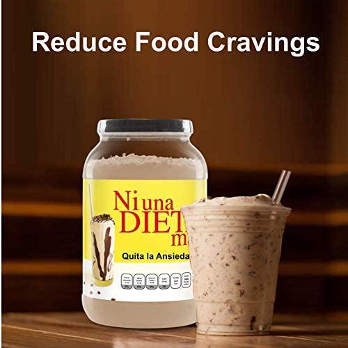 NI UNA DIETA MAS Reduce Abdominal Fat with a Protein to Stop Food Cravings (for Kids and Adults) (Chocolate Flavor)