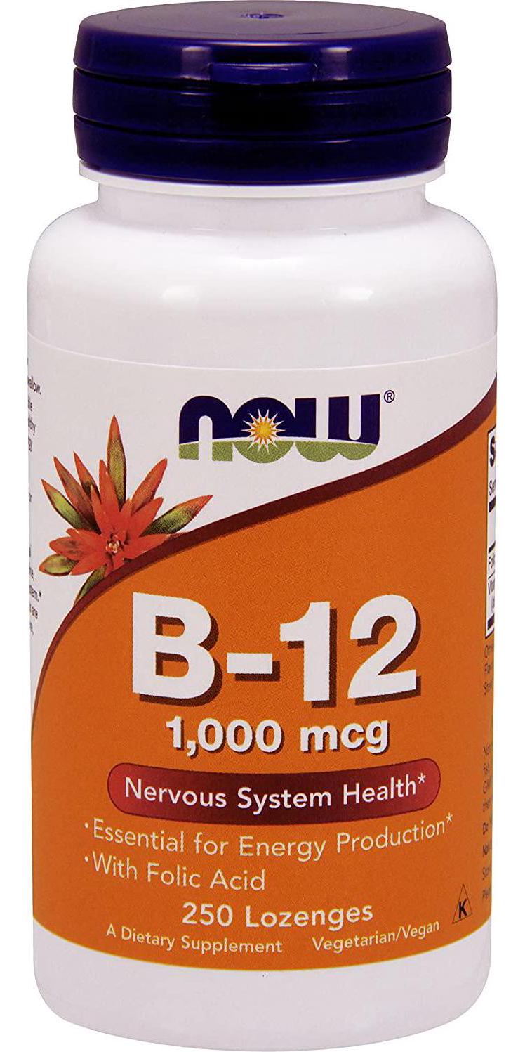 NOW B-12 1000mcg 250 Lozenges