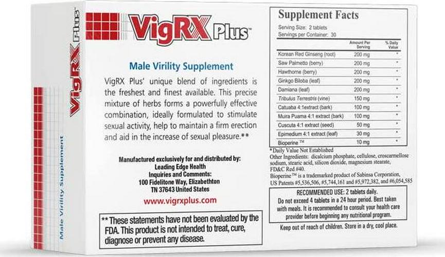 Natural Health Source VigRX Plus 60 Tablets
