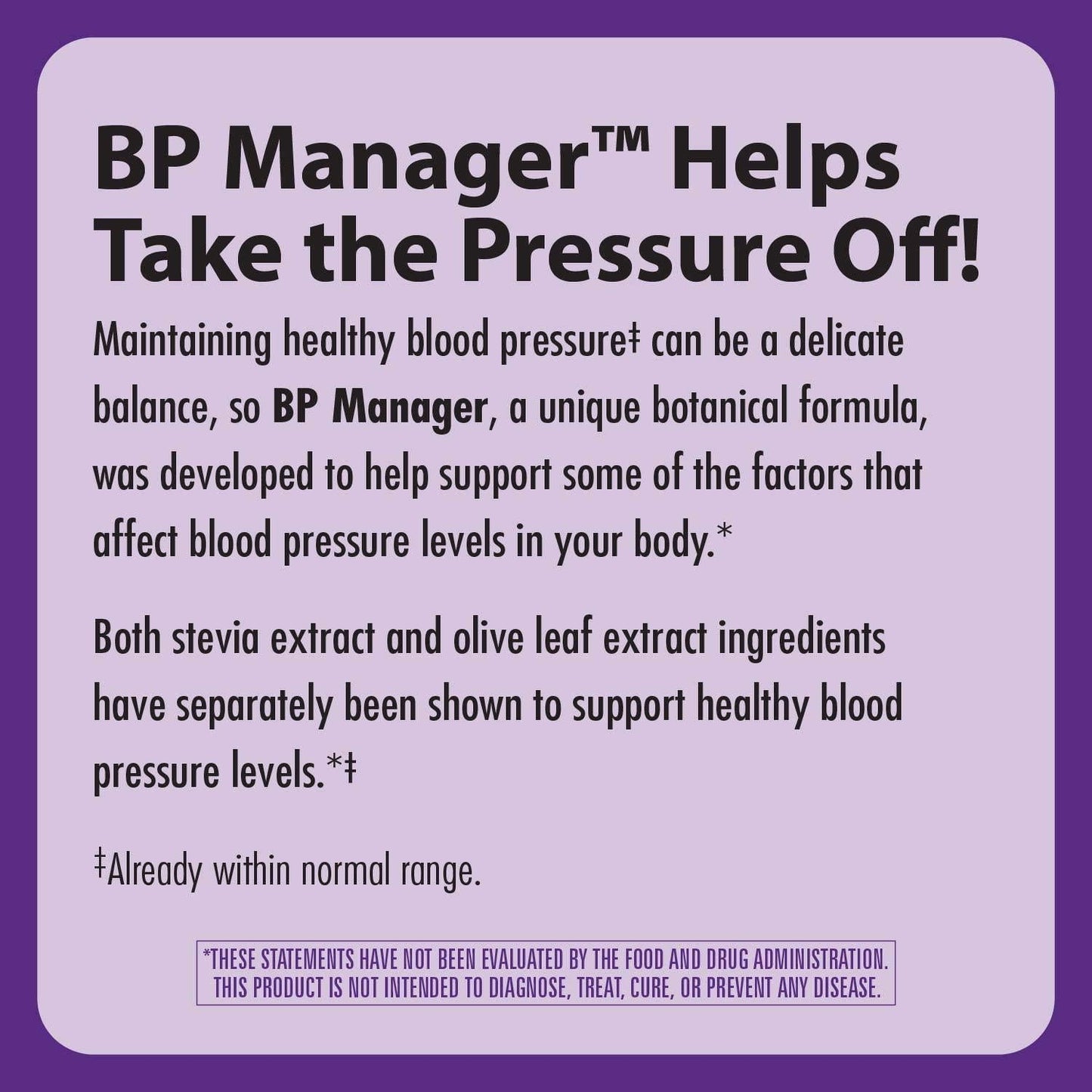 Nature's Way BP Manager Supports Healthy Blood Pressure, 90 Count