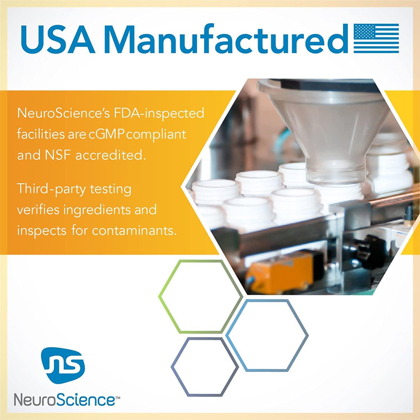 NeuroScience Serene - Mood Support with 100mg 5-HTP, Vitamin B6, Folate + Calcium - Non-Drowsy + Non-Groggy Serotonin Support Supplement (60 Capsules)