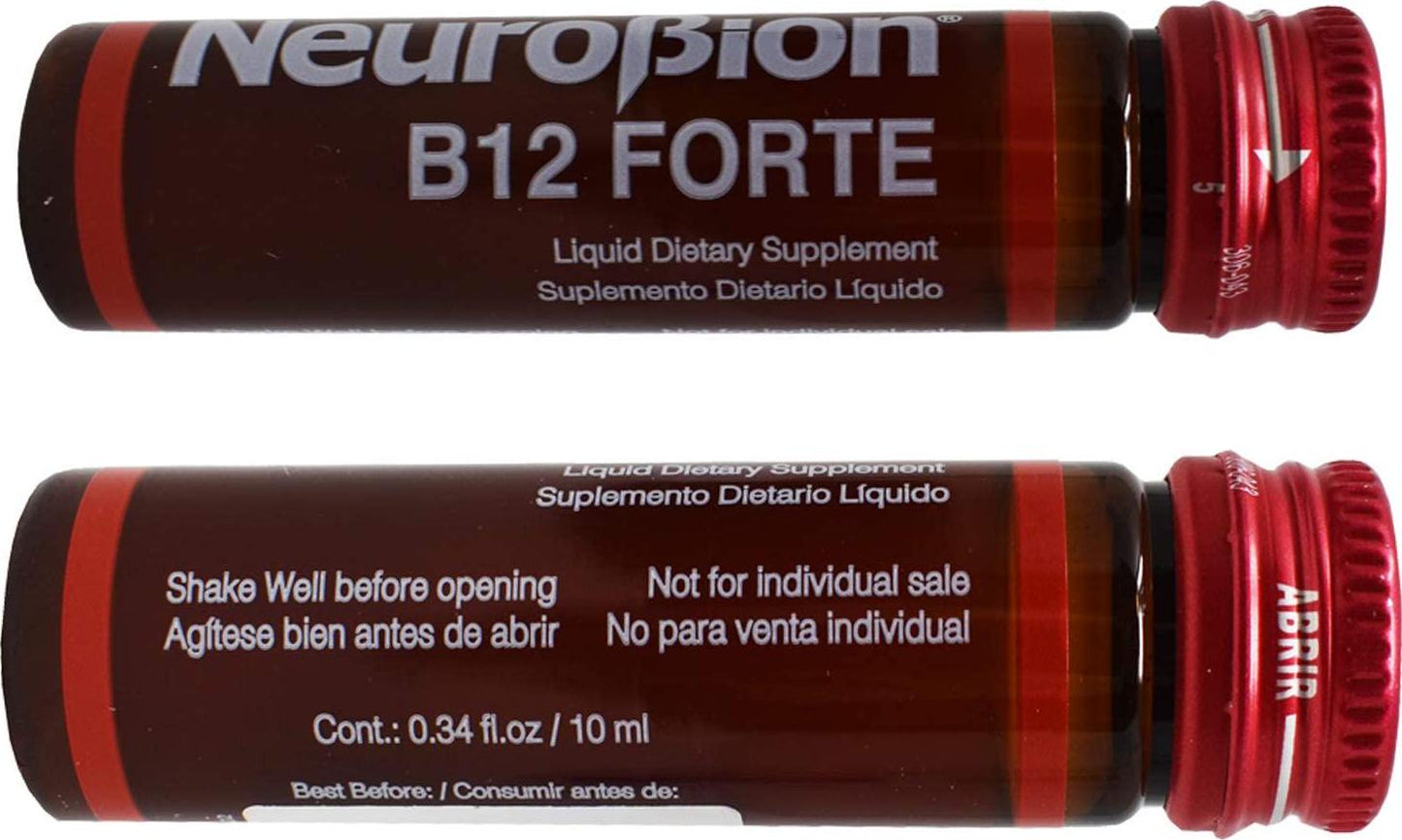 Neurobion B12 Forte 10 Vials x 10 ml packaging may vary