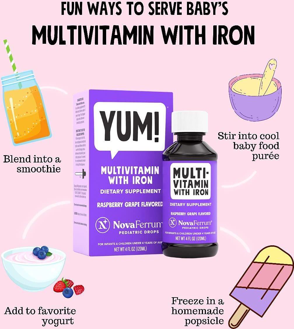 NovaFerrum Multivitamin with Iron for Infants and Toddlers
