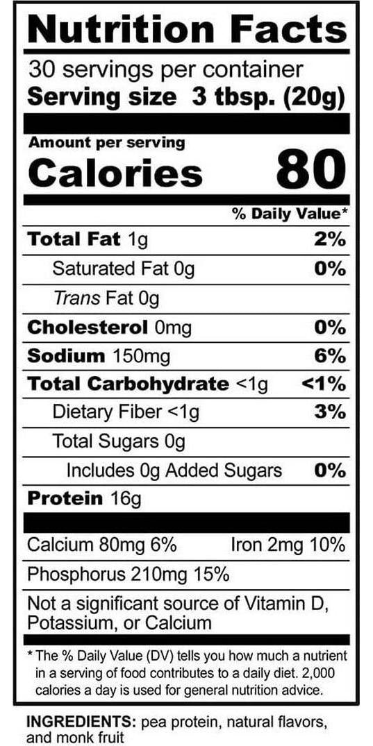 NutriBiotic Pea Protein Vanilla 21 Oz | Low Carb Vegan Plant Protein Powder | 100% Grown and Processed in the USA | Deliciously Creamy and BCAA-Rich | Made without Chemicals, GMOs and Gluten | Keto Friendly