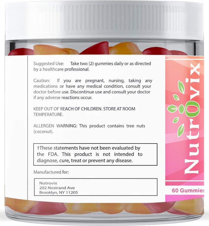 Nutrovix Multivitamin Gummies for Women, 60count