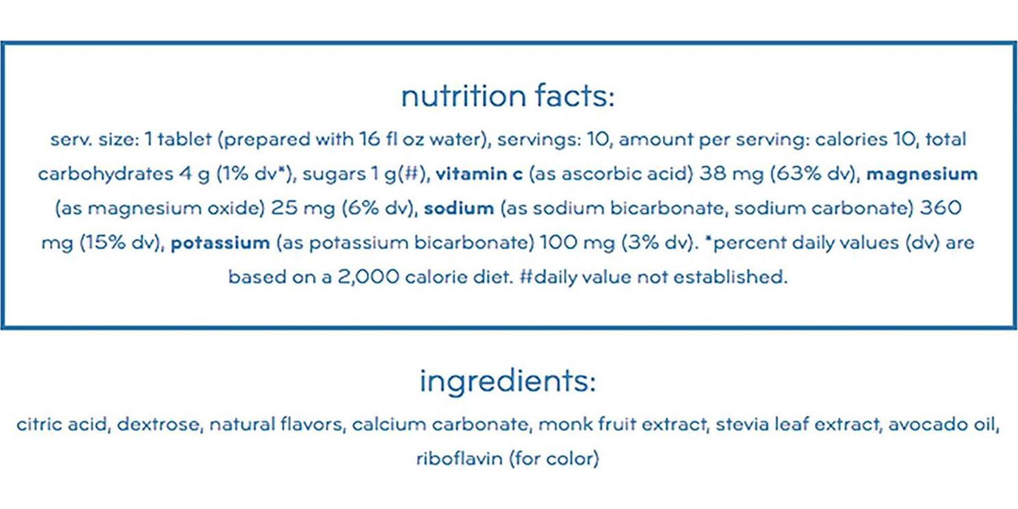 Nuun Active: Lemon+Lime Electrolyte Enhanced Drink Tablets, 10 Count (Pack of 2)