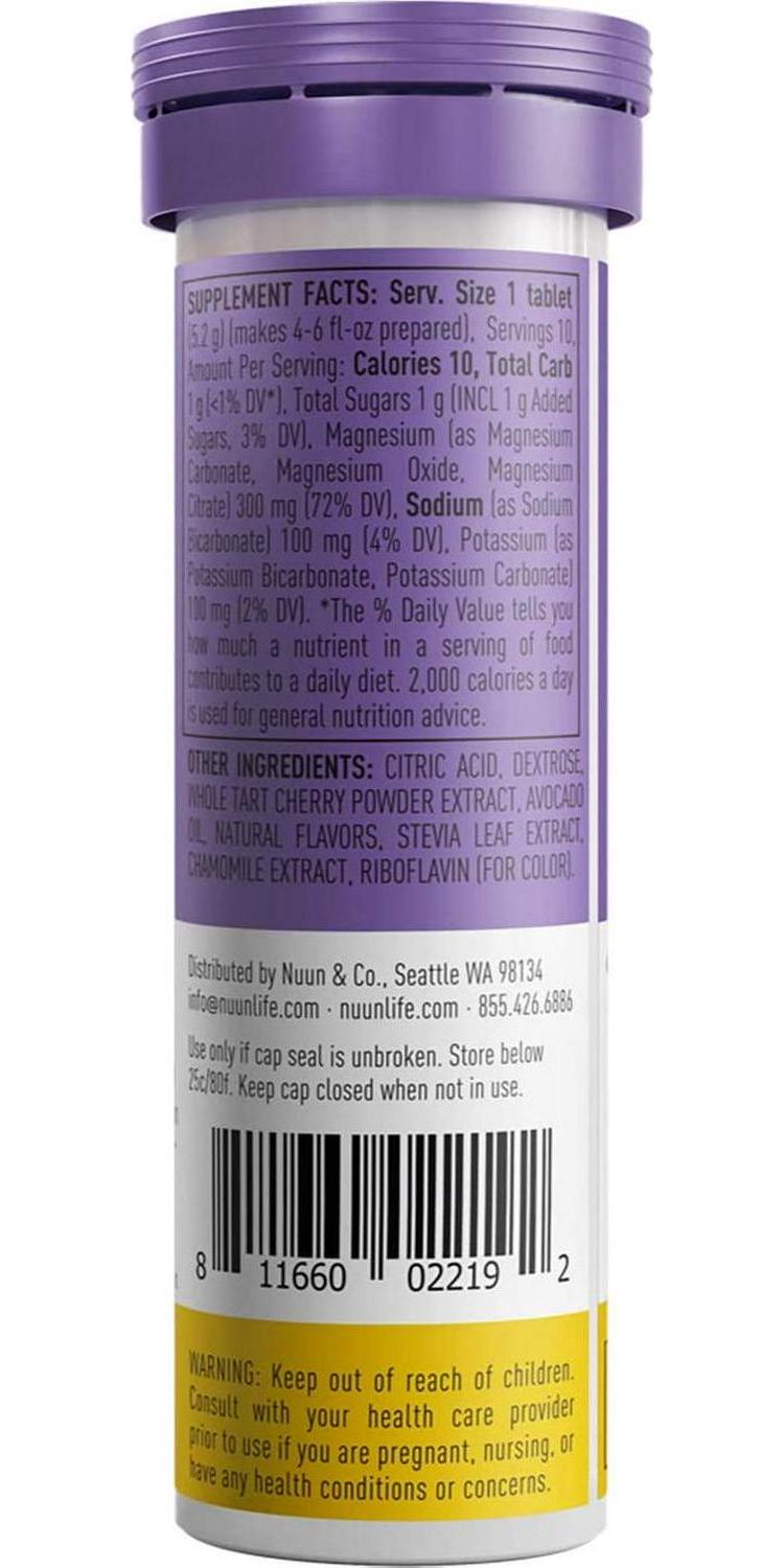 Nuun, Rest Hydration Lemon Chamomile, 10 Count