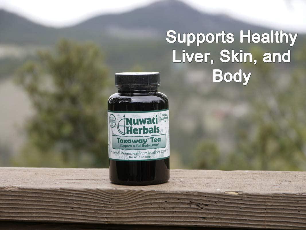 Nuwati Herbals Toxaway Tea - Supports a Full Body Detox Promotes Healthy Liver, Skin, and Body, 3 Ounces