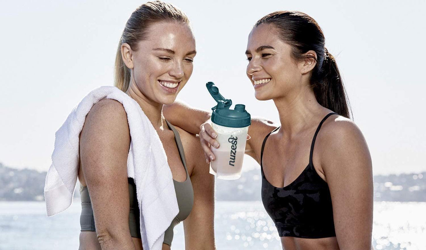 Nuzest Clean Lean Protein - Premium Vegan Protein Powder, Plant Protein Powder, European Golden Pea Protein, Dairy Free, Gluten Free, GMO Free, Naturally Sweetened, Rich Chocolate, 100 Servings, 5.5lb