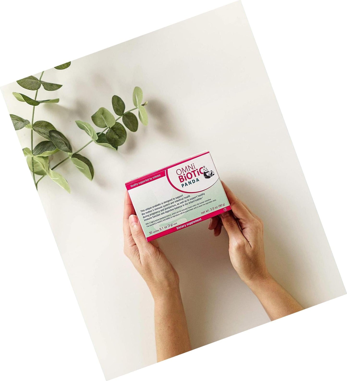 OMNi-BiOTiC Panda - Probiotic for Mom and Baby - Prenatal and Infant Probiotic Gut Health and Immune System Support Vegan and Hypoallergenic - Non-GMO (1 Pack)