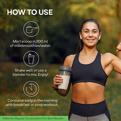 OZiva Protein and Herbs for Women | Protein Powder for Weight Control, Better Metabolism and Hormonal Balance | with 23g Whey Protein, Ayurvedic Herbs and Vitamins, Certified Clean,500 g,Vanilla Almond