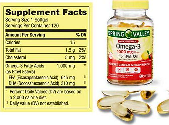 Omega-3 from Fish Oil, Proactive Support, 1000 mg, 60 Softgels (Lemon Flavor) + Vitamin Pouch and Guide to Supplements