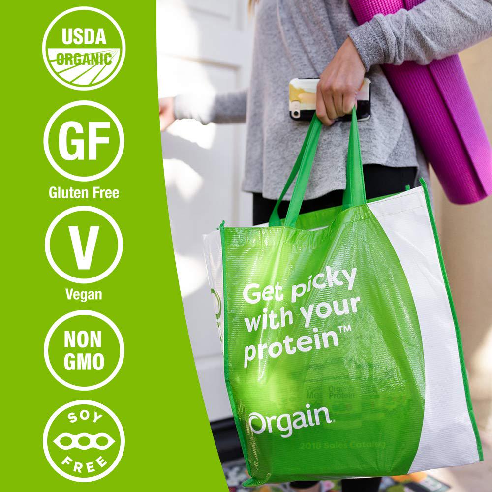 Orgain Bundle - Peanut Butter Protein Powder and Chocolate Protein and Superfoods Powder - Vegan, Made without Dairy, Gluten and Soy, Non-GMO