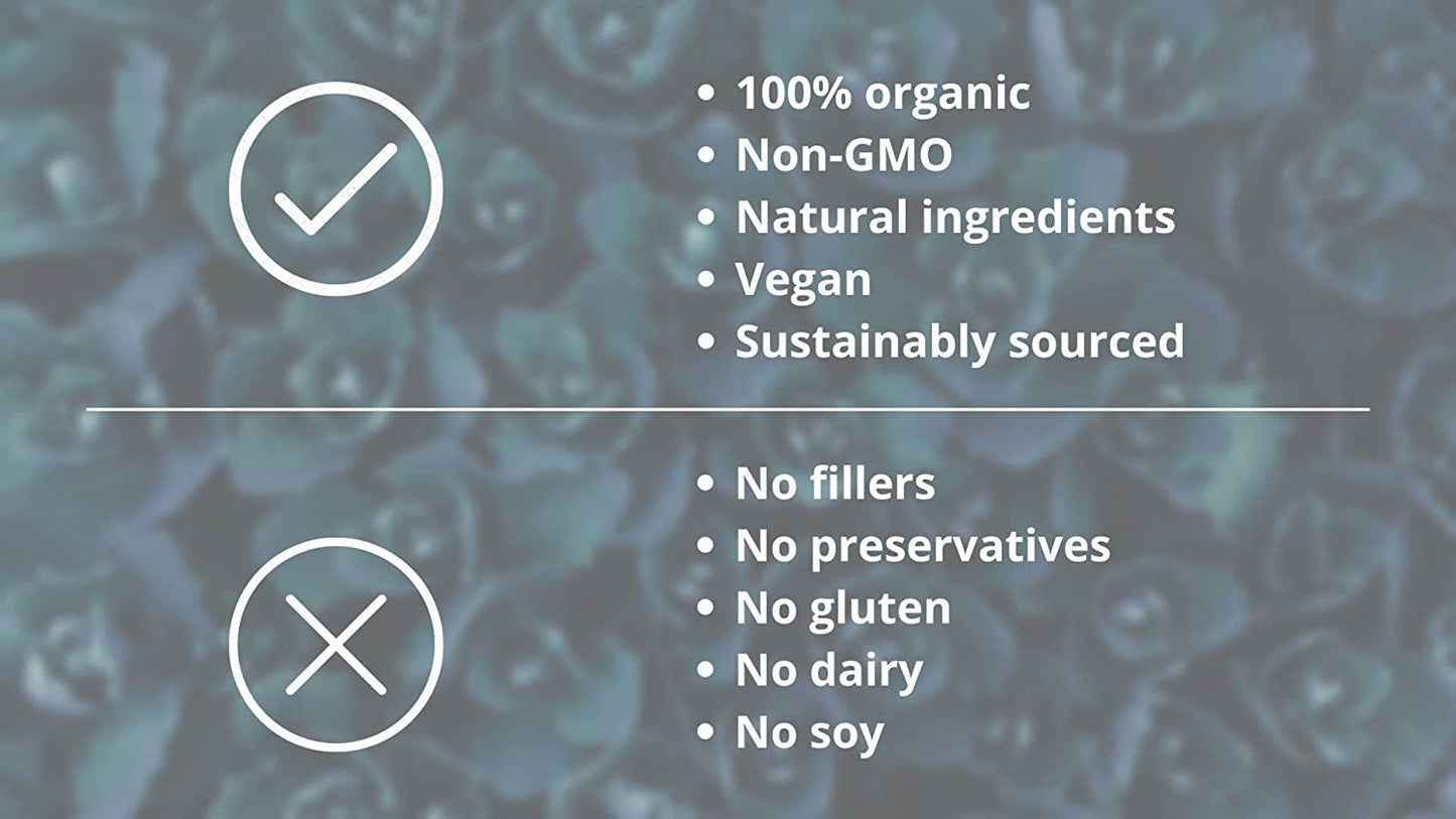 Organic Ashwagandha 900 MG - 60 Vegan Capsules - Premium Ayurvedic