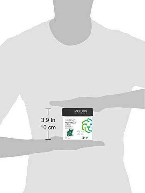 Organic Moringa Leaves Powder by Merlion Naturals (100gm)