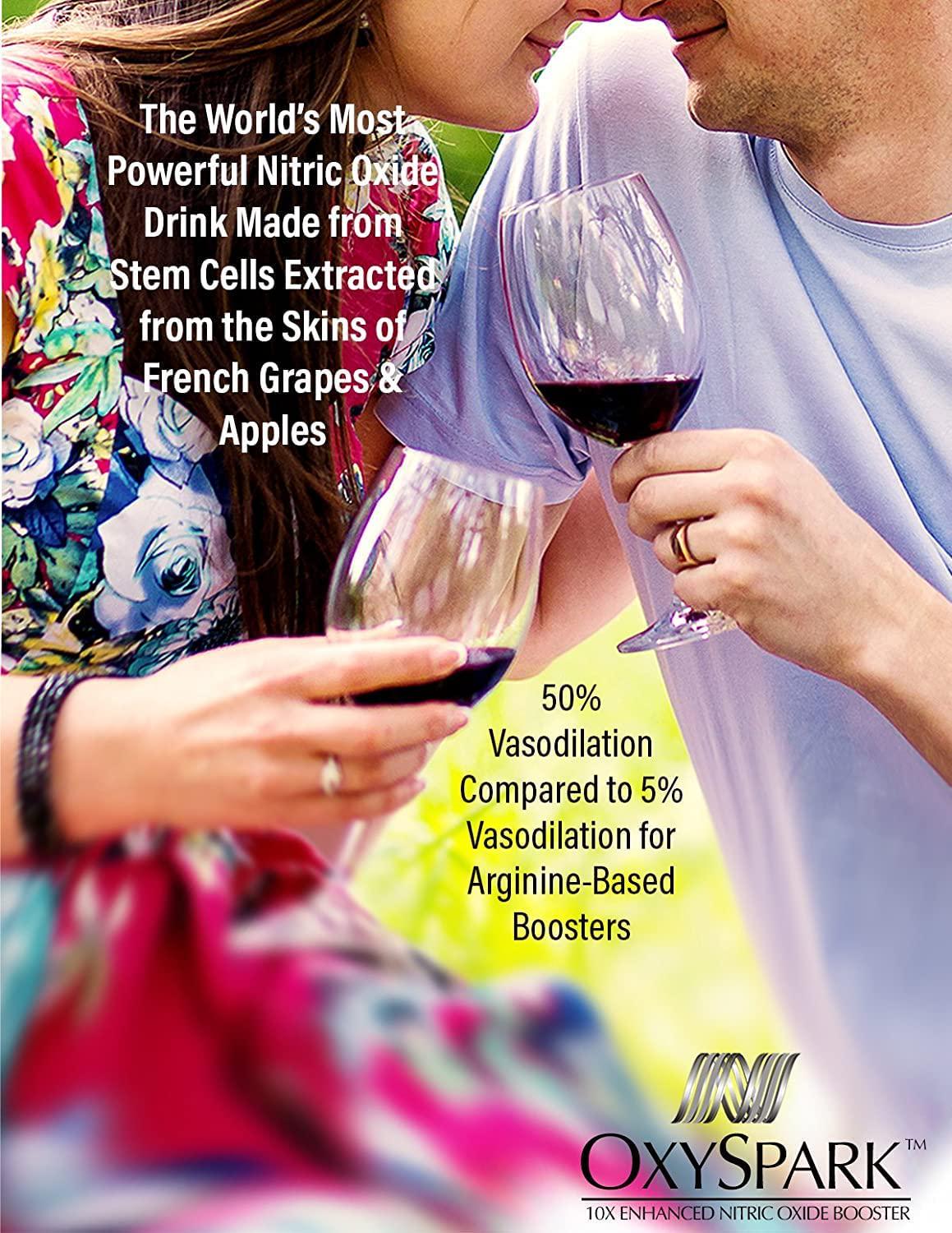 OxySpark, Nitric Oxide Booster Dietary Supplement, Award-Winning Ingredients, Clinically Proven Ingredients. Increased Blood Flow, Cell Repair, and Energy. Senior Supplement Beet Root. 5 Pack